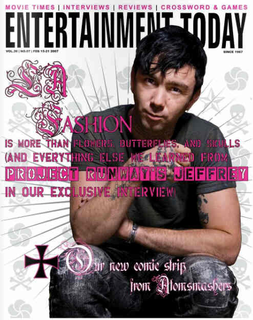 ENTERTAINMENT TODAY magazine side cover 15 February 2007