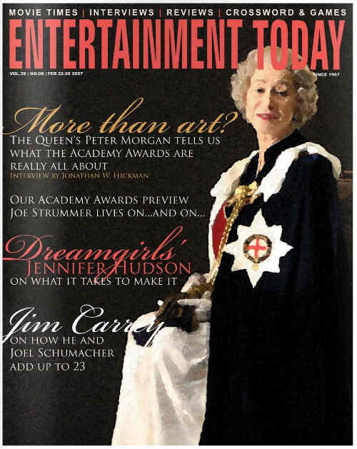 ENTERTAINMENT TODAY magazine side cover 22 February 2007