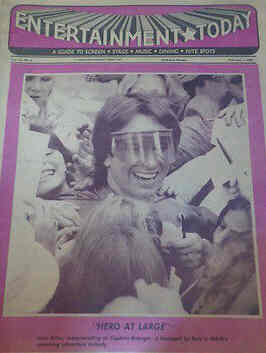 ENTERTAINMENT TODAY magazine side cover 1 February 1980