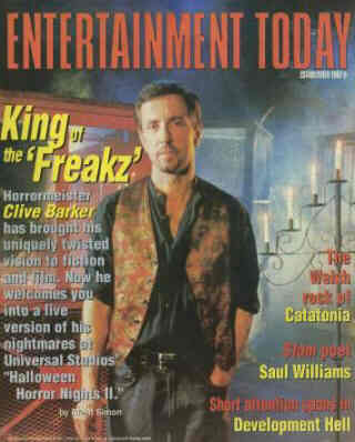 ENTERTAINMENT TODAY magazine side cover 23 October 1998