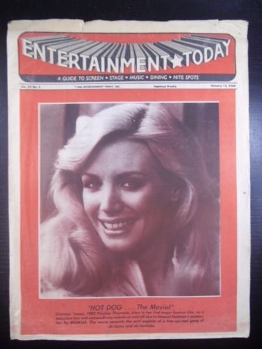 ENTERTAINMENT TODAY magazine side cover 13 January 1984