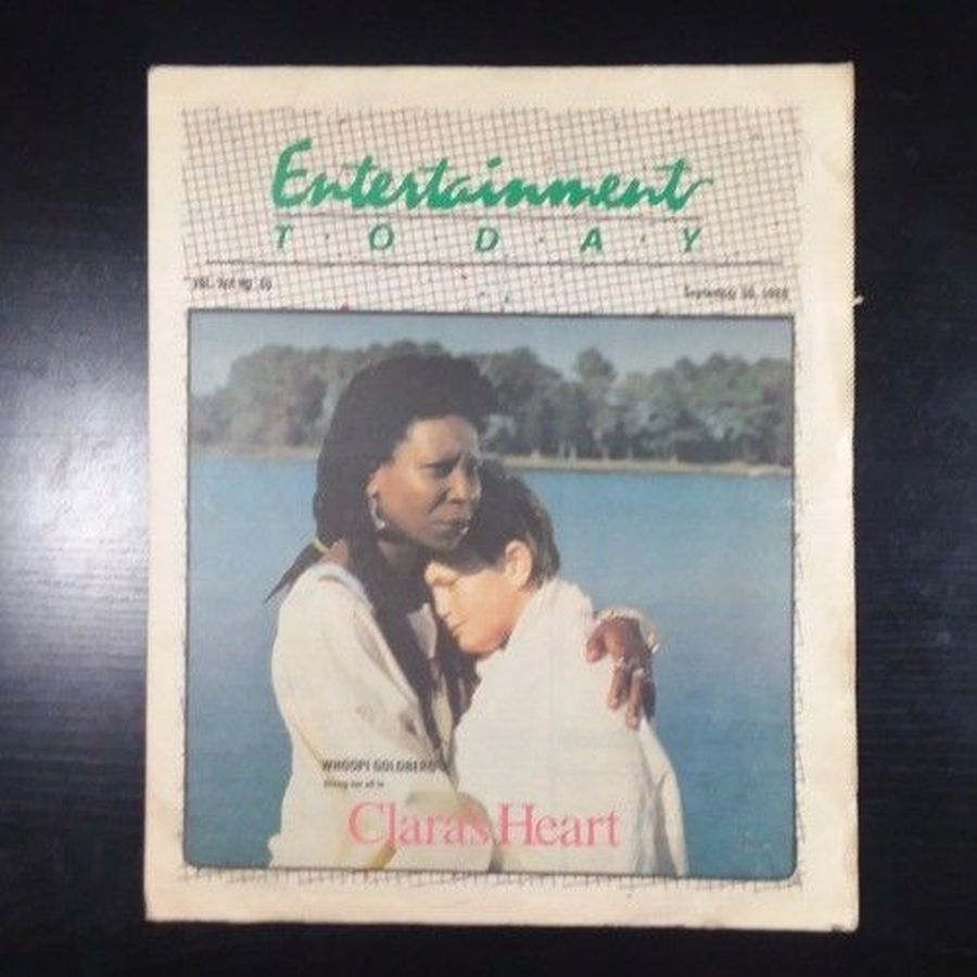 ENTERTAINMENT TODAY magazine side cover 30 September 1988