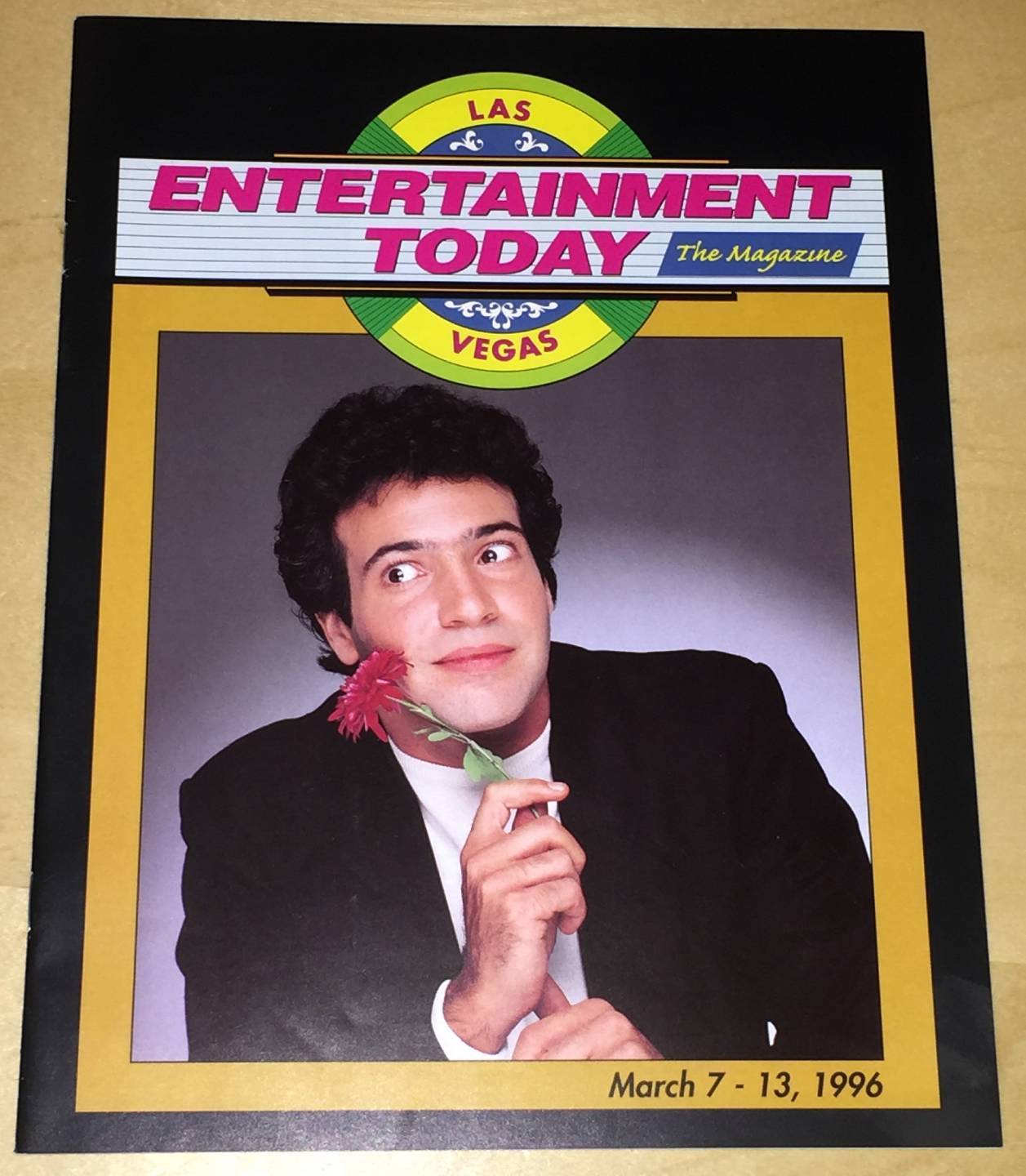 ENTERTAINMENT TODAY magazine side cover 7 March 1996