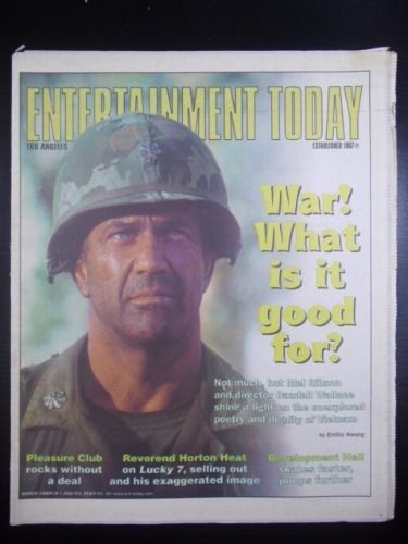 ENTERTAINMENT TODAY magazine side cover 1 March 2002