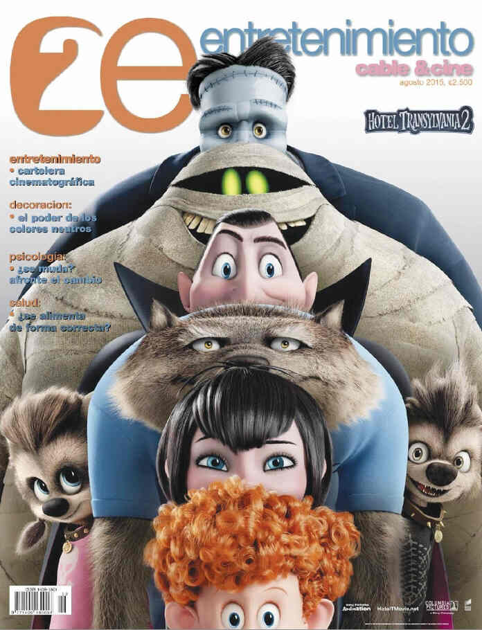 ENTRETENIMIENTO magazine side cover September 2015