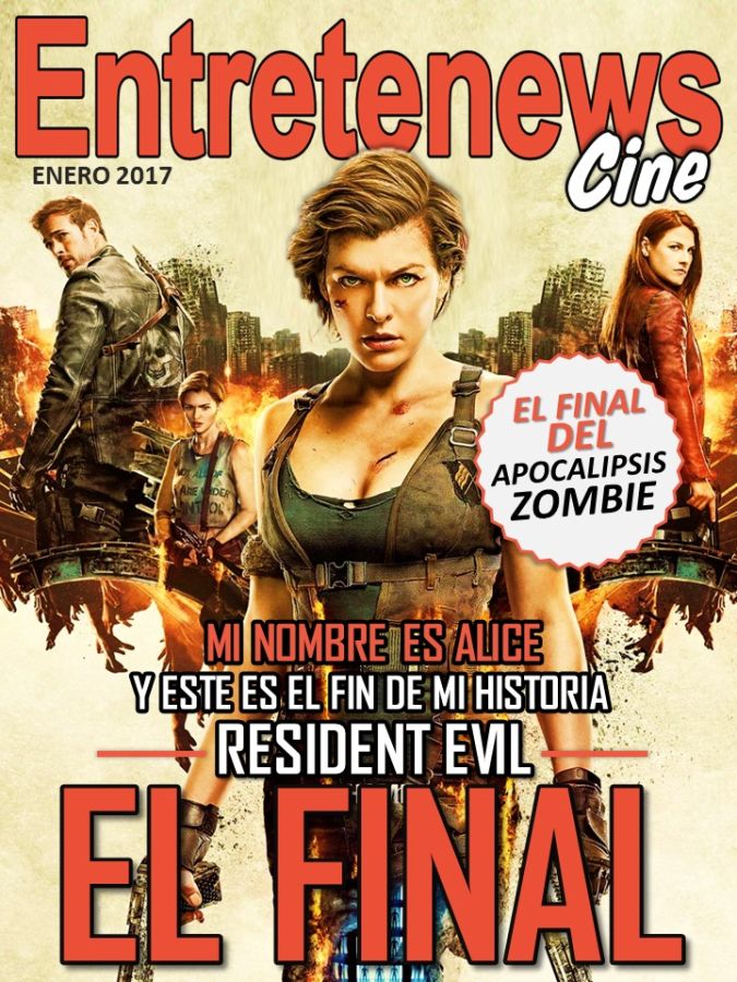 ENTRETENEWS CINE magazine side cover January 2017