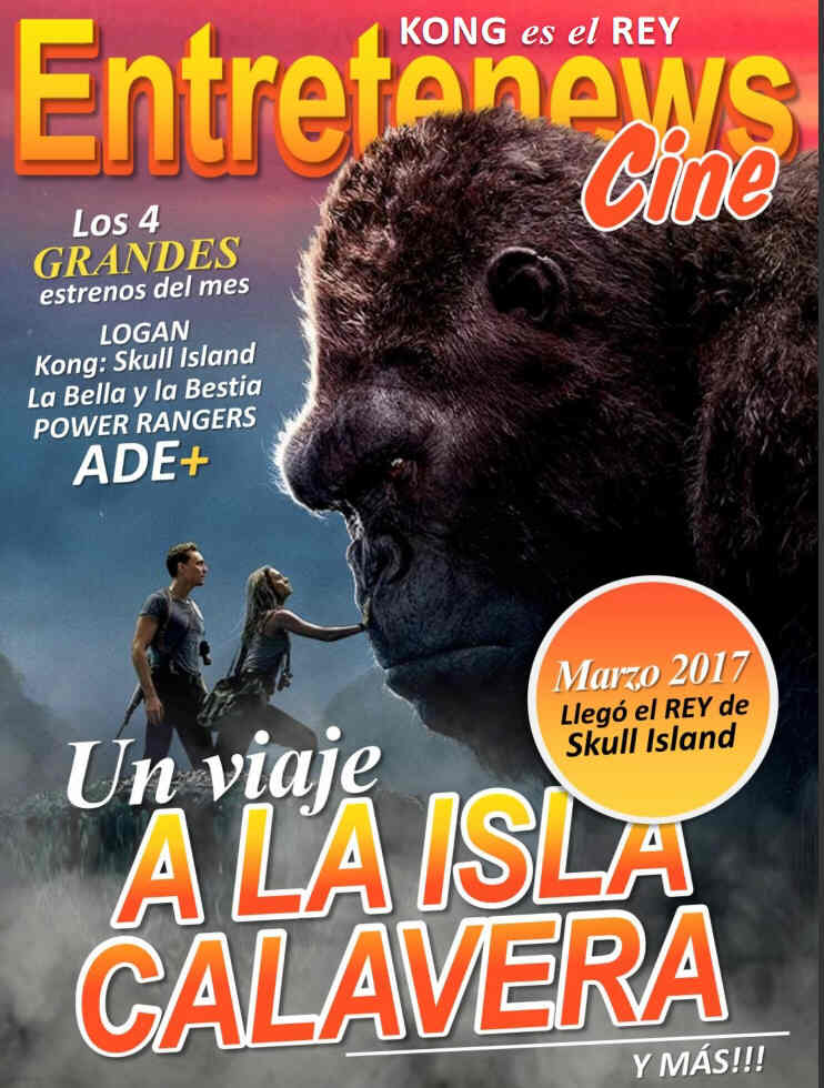 ENTRETENEWS CINE magazine side cover March 2017