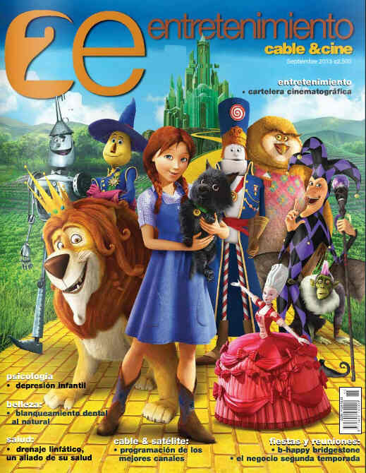 ENTRETENIMIENTO magazine side cover September 2013