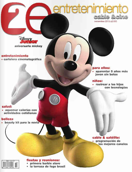 ENTRETENIMIENTO magazine side cover November 2013