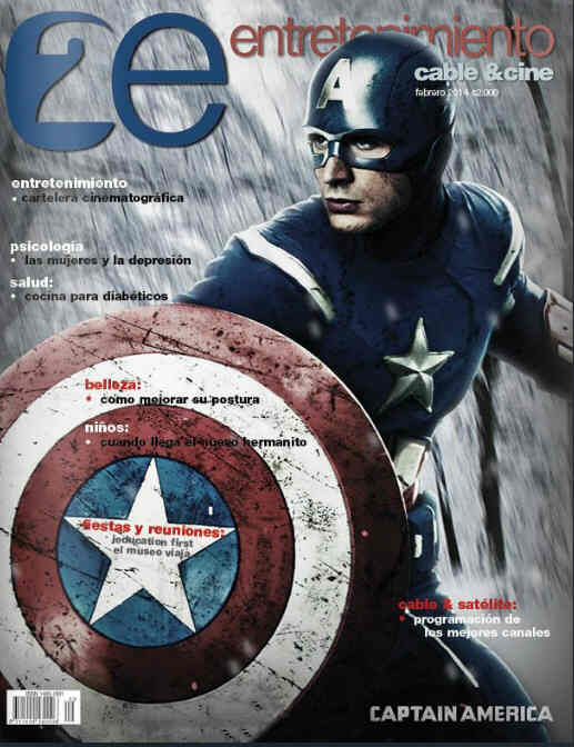 ENTRETENIMIENTO magazine side cover February 2014