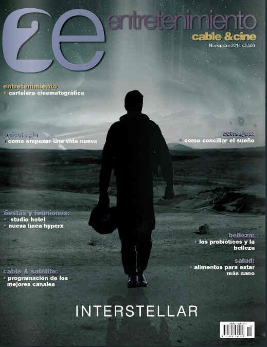 ENTRETENIMIENTO magazine side cover November 2014