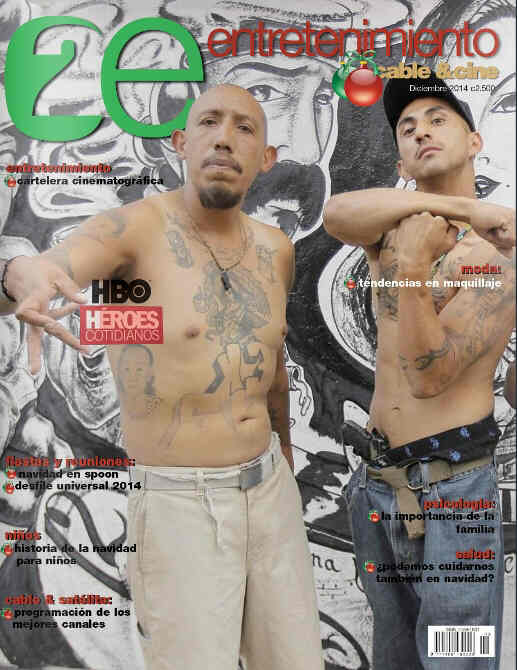 ENTRETENIMIENTO magazine side cover December 2014