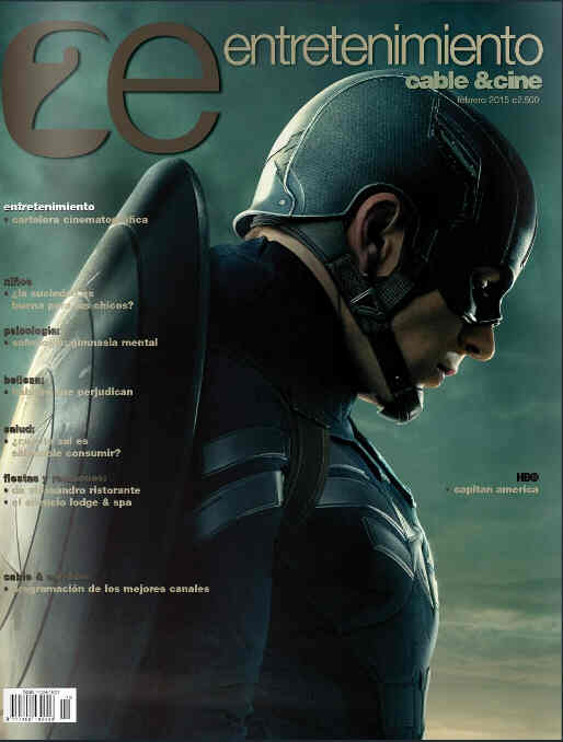 ENTRETENIMIENTO magazine side cover February 2015