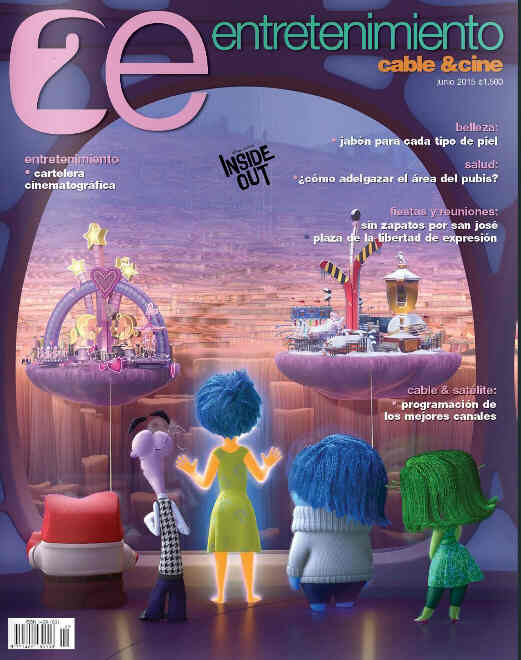 ENTRETENIMIENTO magazine side cover June 2015