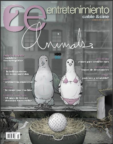 ENTRETENIMIENTO magazine side cover February 2016