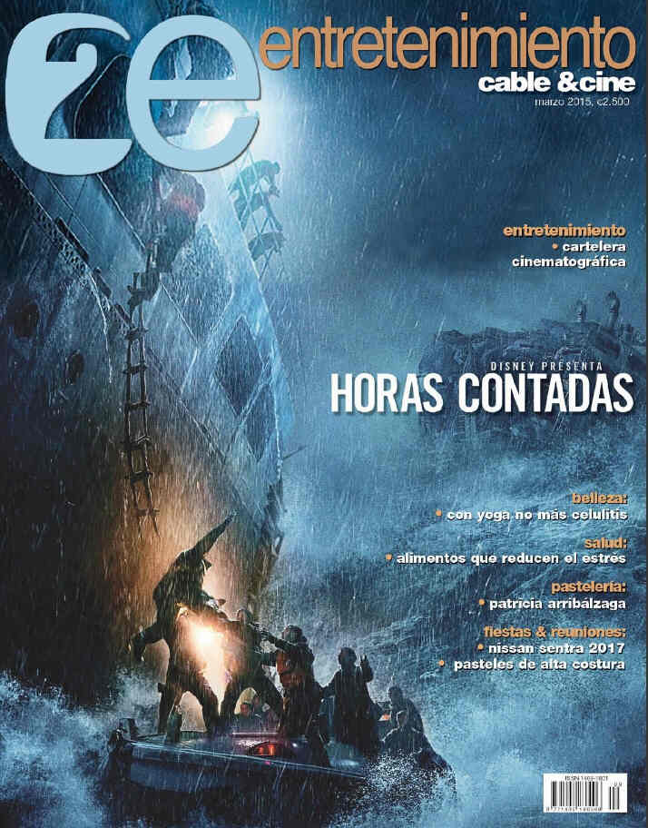 ENTRETENIMIENTO magazine side cover March 2016