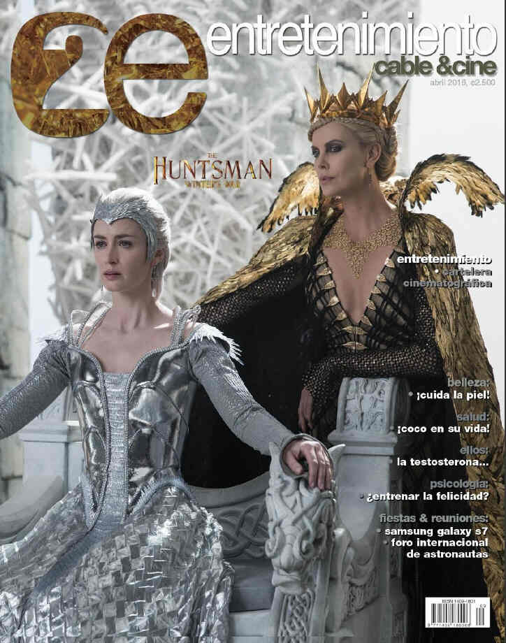 ENTRETENIMIENTO magazine side cover April 2016