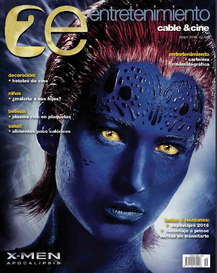 ENTRETENIMIENTO magazine side cover May 2016