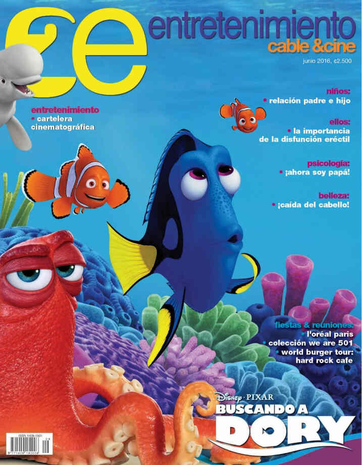 ENTRETENIMIENTO magazine side cover June 2016