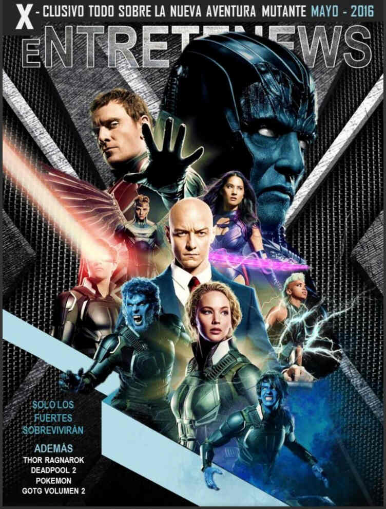 ENTRETENEWS CINE magazine side cover May 2016
