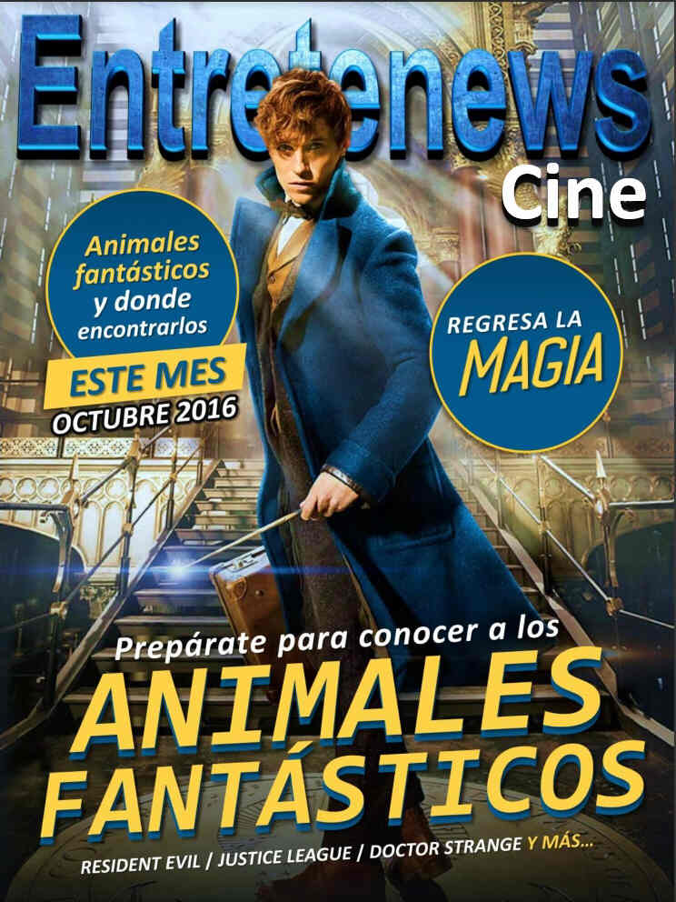 ENTRETENEWS CINE magazine side cover October 2016