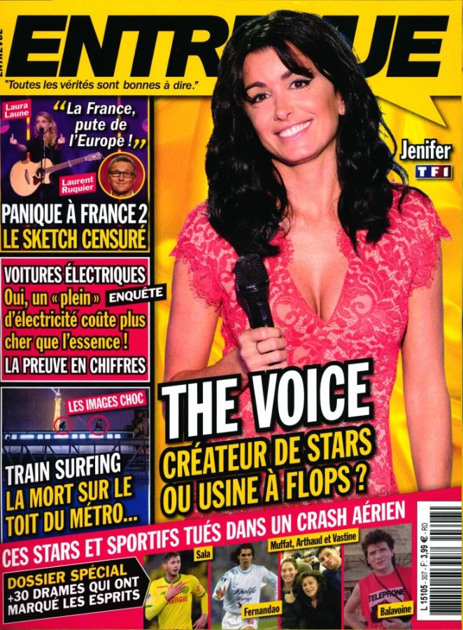 ENTREVUE magazine side cover Issue 307  March 2019