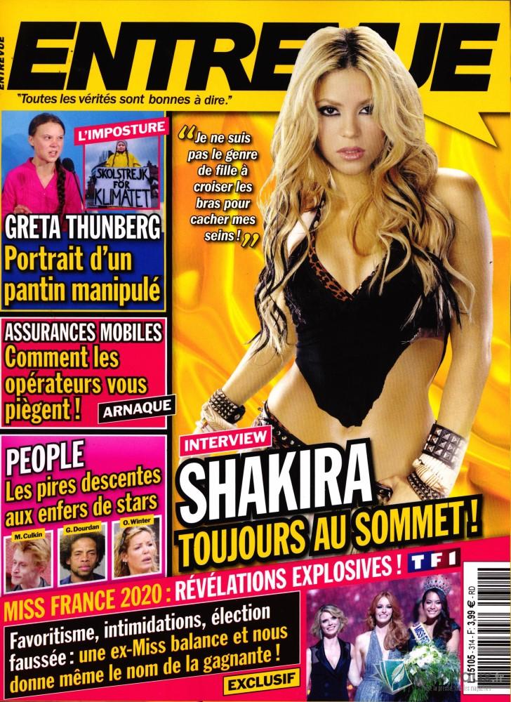 ENTREVUE magazine side cover Issue 314  October 2019
