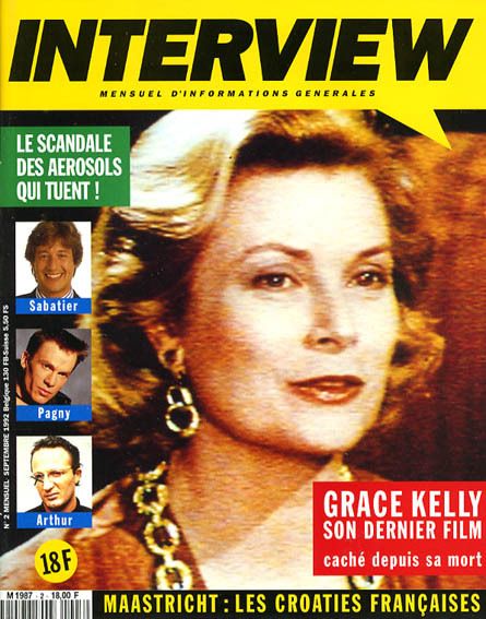 ENTREVUE magazine side cover Issue 2 September 1992