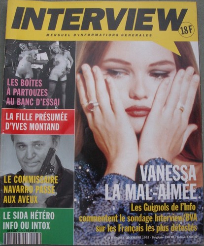 ENTREVUE magazine side cover Issue 5 December 1992