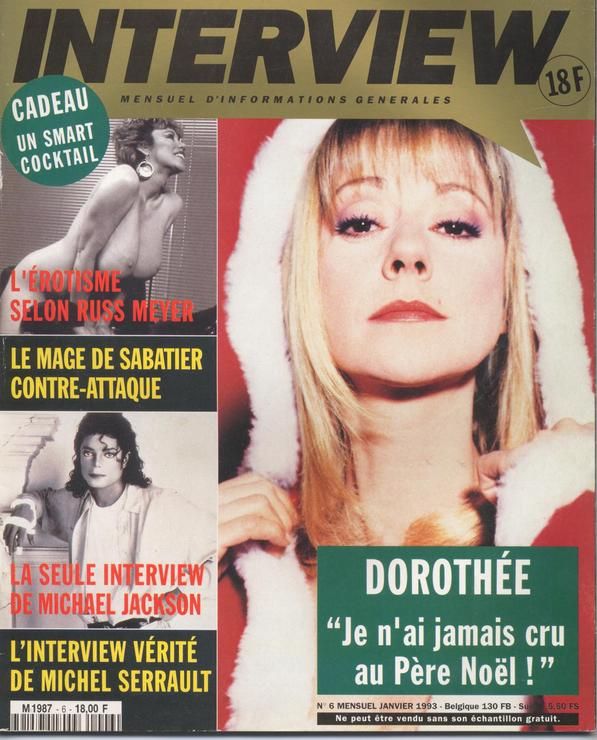 ENTREVUE magazine side cover Issue 6 January 1993