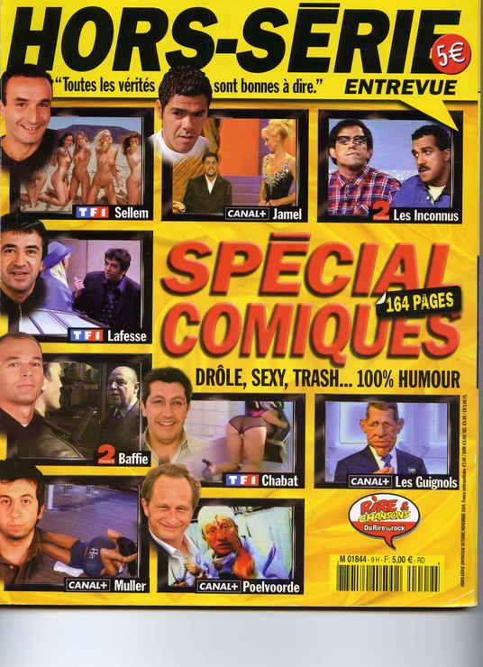ENTREVUE magazine side cover  Special # 9  2004
