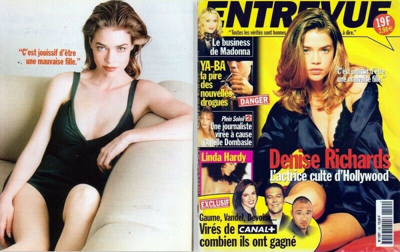 ENTREVUE magazine side cover Issue 109 August 2001
