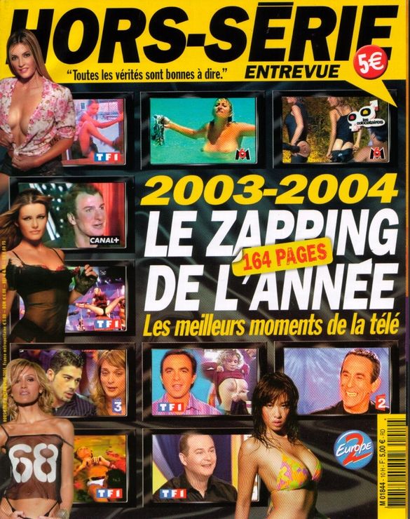 ENTREVUE magazine side cover  Special # 10  2004