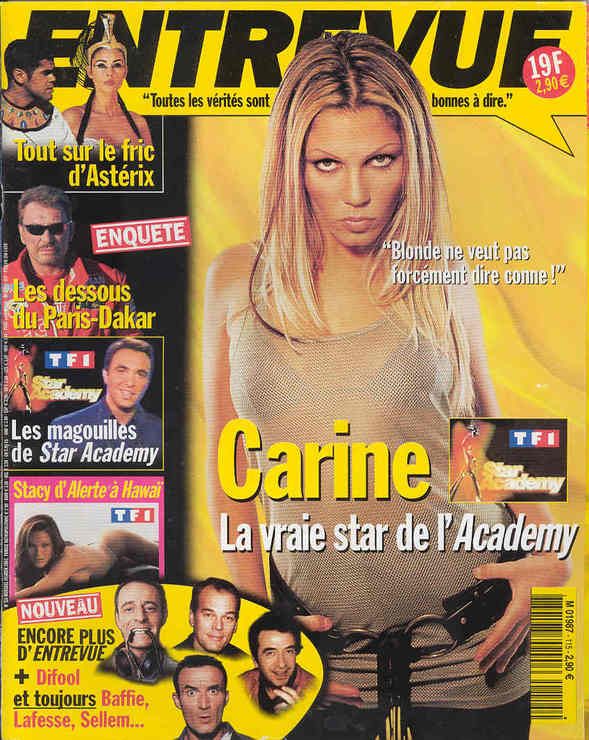 ENTREVUE magazine side cover Issue 115 February 2002