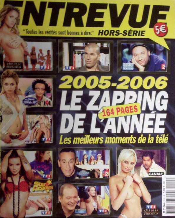 ENTREVUE magazine side cover  Special # 15  2006