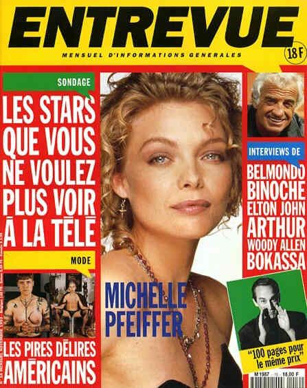ENTREVUE magazine side cover Issue 16 November 1993