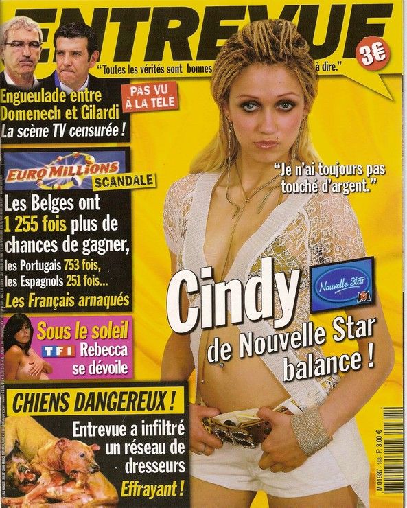 ENTREVUE magazine side cover Issue 168 July 2006