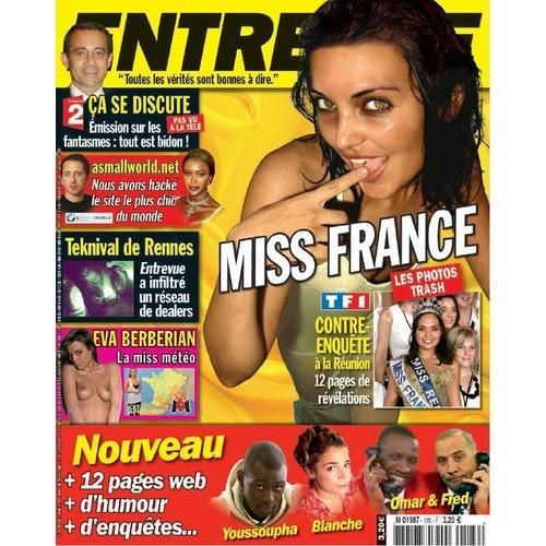 ENTREVUE magazine side cover Issue 186 January 2008