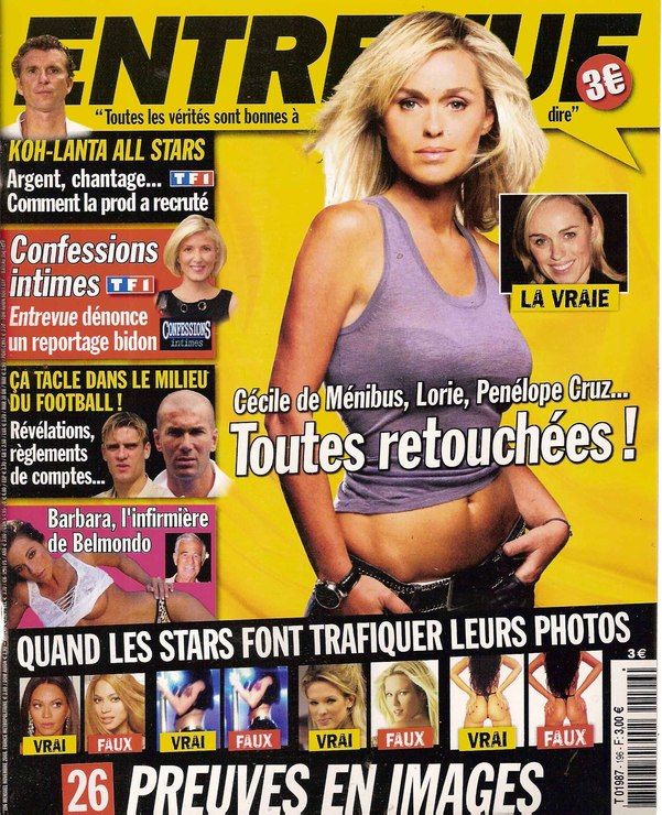 ENTREVUE magazine side cover Issue 196 November 2008
