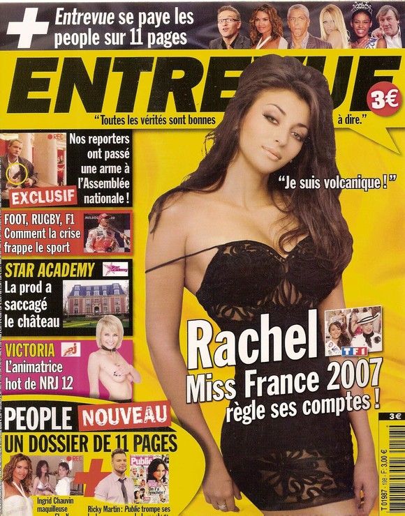 ENTREVUE magazine side cover Issue 198 January 2009