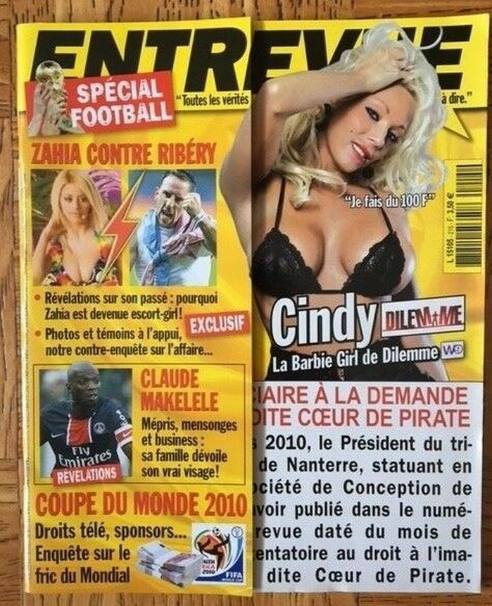 ENTREVUE magazine side cover Issue 215 June 2010