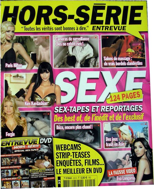 ENTREVUE magazine side cover  Special # 22  2009