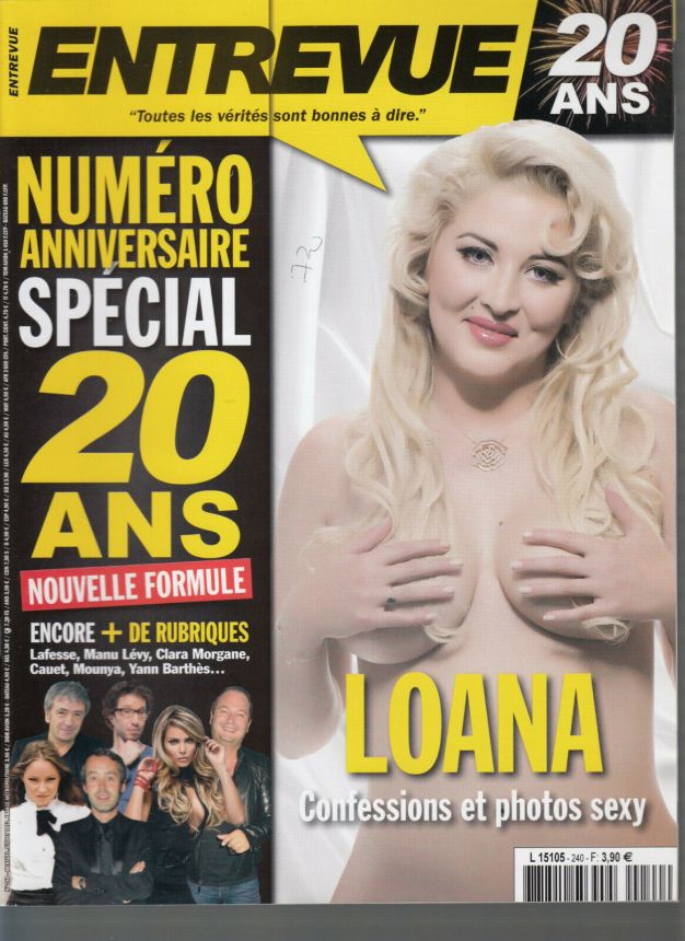 ENTREVUE magazine side cover Issue 240 July 2012