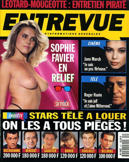 ENTREVUE magazine side cover Issue 27 October 1994