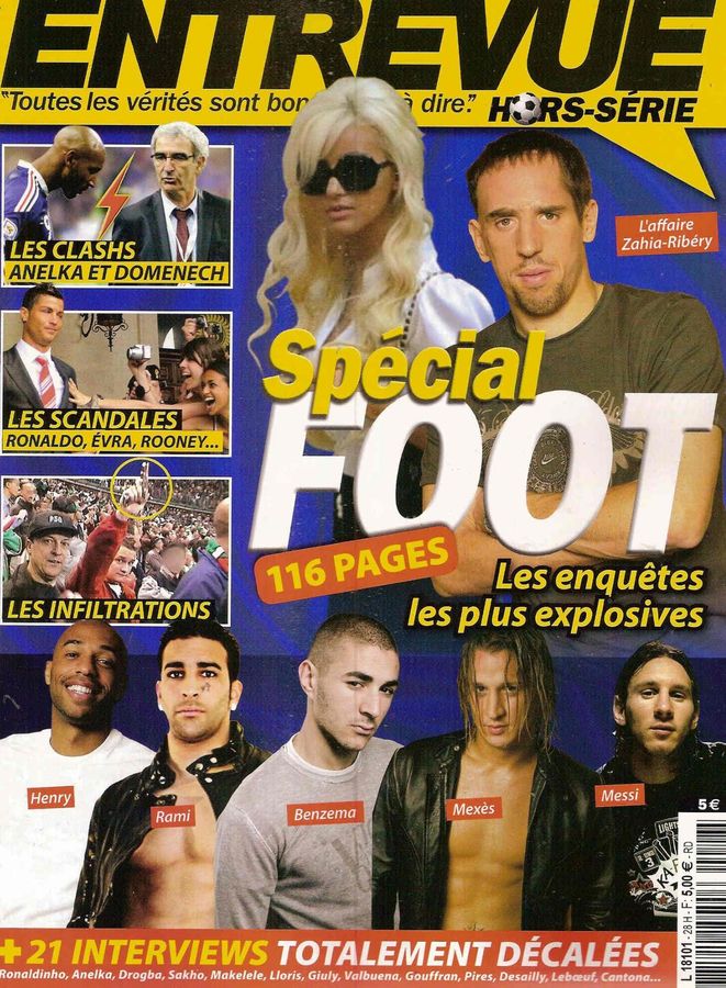 ENTREVUE magazine side cover  Special # 28  2011