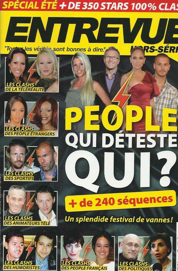 ENTREVUE magazine side cover  Special # 29  2011