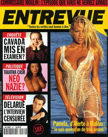 ENTREVUE magazine side cover Issue 30 January 1995