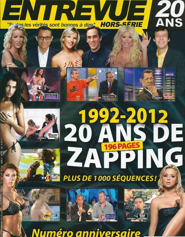 ENTREVUE magazine side cover  Special # 31  2012