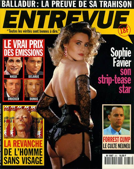ENTREVUE magazine side cover Issue 33 April 1995