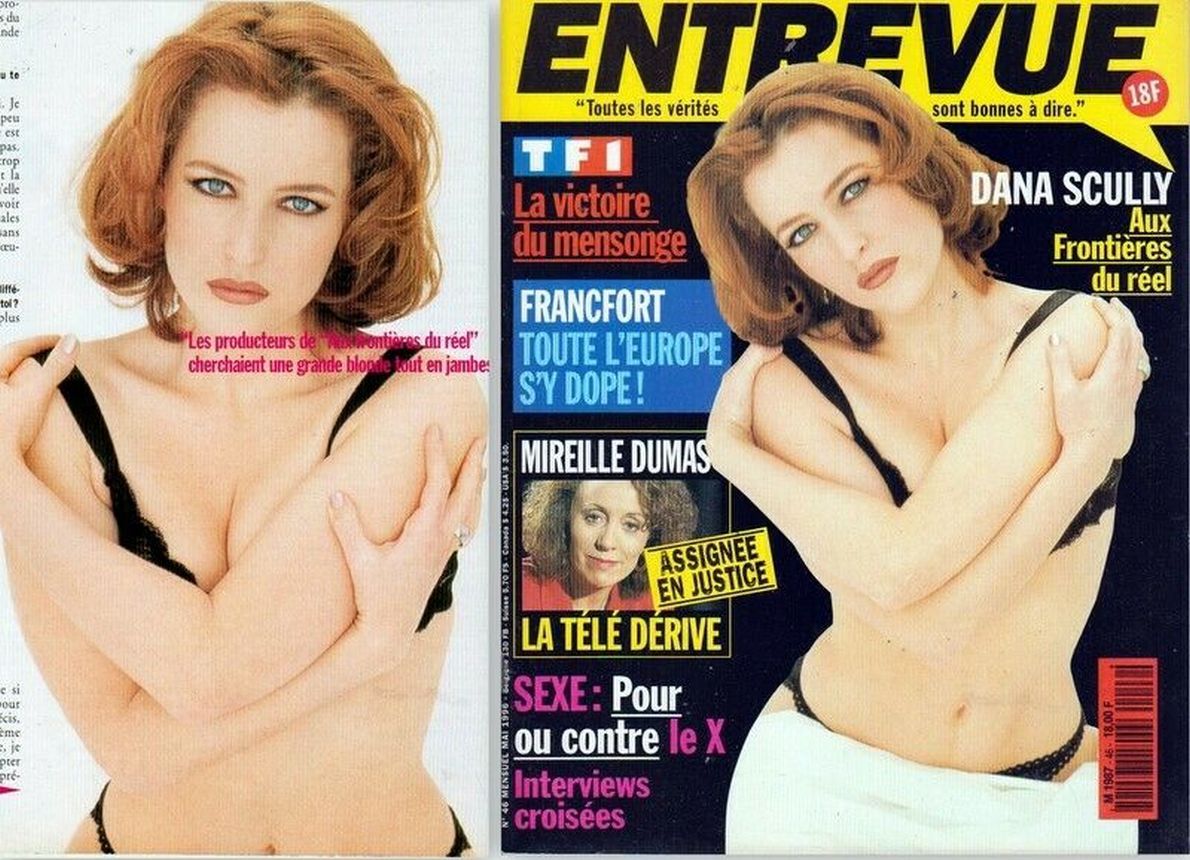 ENTREVUE magazine side cover Issue 46 May 1996